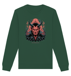 Infernal Sovereign – Dämonische Macht in Gothic - Rot - Organic Basic Unisex Sweatshirt | Sweatshirts | Dark Shadows Arts