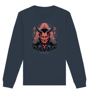 Infernal Sovereign – Dämonische Macht in Gothic - Rot - Organic Basic Unisex Sweatshirt | Sweatshirts | Dark Shadows Arts
