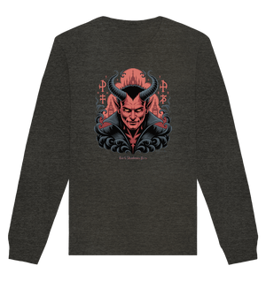 Infernal Sovereign – Dämonische Macht in Gothic - Rot - Organic Basic Unisex Sweatshirt | Sweatshirts | Dark Shadows Arts