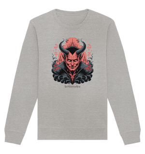 Infernal Sovereign – Dämonische Macht in Gothic - Rot - Organic Basic Unisex Sweatshirt | Sweatshirts | Dark Shadows Arts