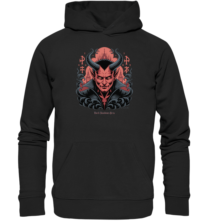 Infernal Sovereign – Dämonische Macht in Gothic - Rot - Organic Hoodie | Hoodies | Dark Shadows Arts