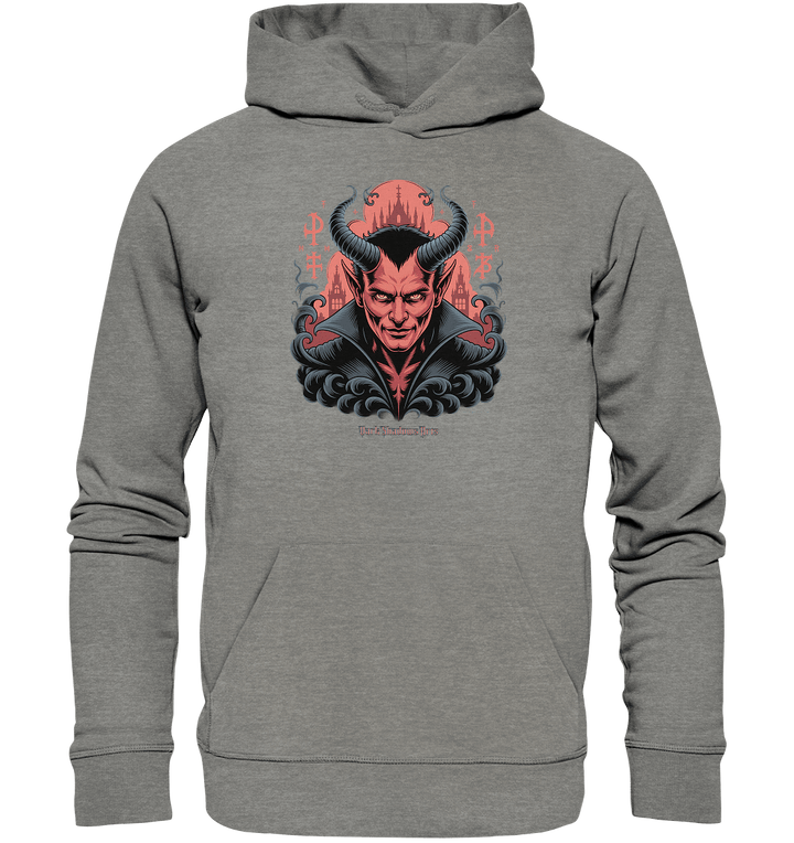 Infernal Sovereign – Dämonische Macht in Gothic - Rot - Organic Hoodie | Hoodies | Dark Shadows Arts