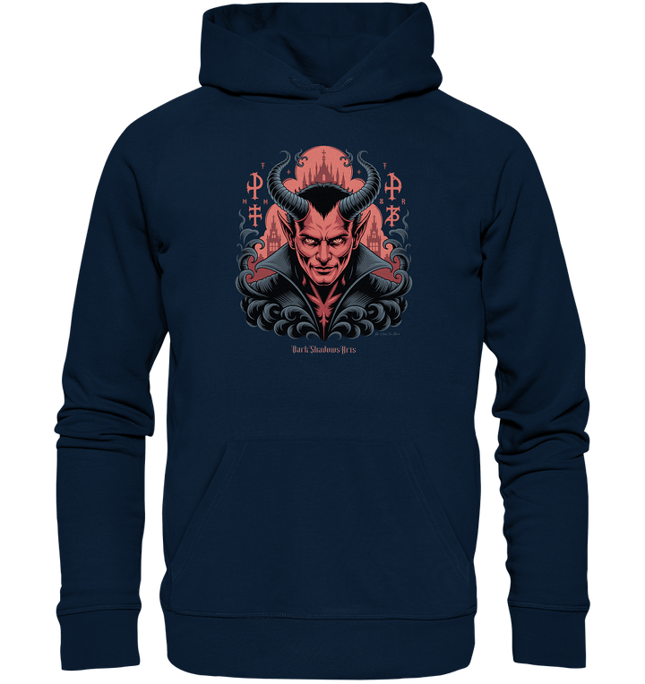 Infernal Sovereign – Dämonische Macht in Gothic - Rot - Organic Hoodie | Hoodies | Dark Shadows Arts