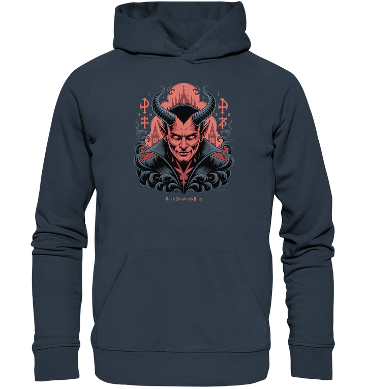 Infernal Sovereign – Dämonische Macht in Gothic - Rot - Organic Hoodie | Hoodies | Dark Shadows Arts