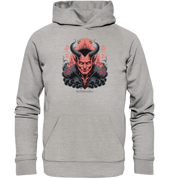 Infernal Sovereign – Dämonische Macht in Gothic - Rot - Organic Hoodie | Hoodies | Dark Shadows Arts