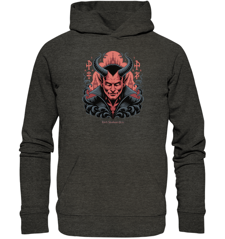 Infernal Sovereign – Dämonische Macht in Gothic - Rot - Organic Hoodie | Hoodies | Dark Shadows Arts