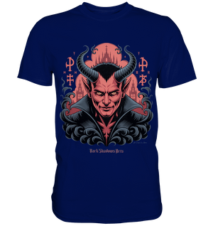 Infernal Sovereign – Dämonische Macht in Gothic - Rot - Premium Shirt | Unisex - Shirts | Dark Shadows Arts