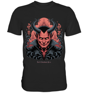 Infernal Sovereign – Dämonische Macht in Gothic - Rot - Premium Shirt | Unisex - Shirts | Dark Shadows Arts