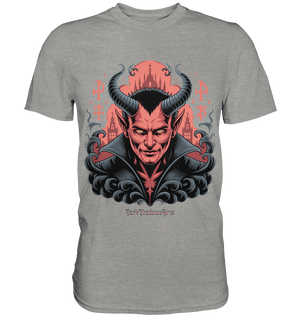 Infernal Sovereign – Dämonische Macht in Gothic - Rot - Premium Shirt | Unisex - Shirts | Dark Shadows Arts