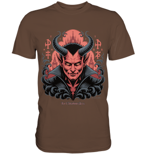 Infernal Sovereign – Dämonische Macht in Gothic - Rot - Premium Shirt | Unisex - Shirts | Dark Shadows Arts