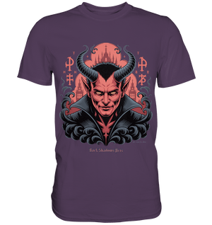Infernal Sovereign – Dämonische Macht in Gothic - Rot - Premium Shirt | Unisex - Shirts | Dark Shadows Arts