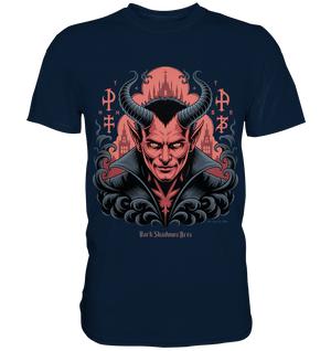 Infernal Sovereign – Dämonische Macht in Gothic - Rot - Premium Shirt | Unisex - Shirts | Dark Shadows Arts