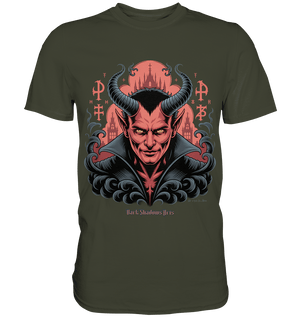 Infernal Sovereign – Dämonische Macht in Gothic - Rot - Premium Shirt | Unisex - Shirts | Dark Shadows Arts