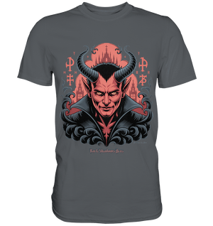 Infernal Sovereign – Dämonische Macht in Gothic - Rot - Premium Shirt | Unisex - Shirts | Dark Shadows Arts