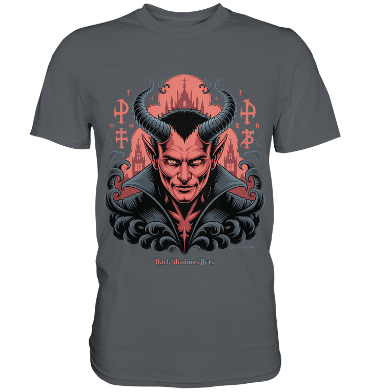 Infernal Sovereign – Dämonische Macht in Gothic - Rot - Premium Shirt | Unisex - Shirts | Dark Shadows Arts