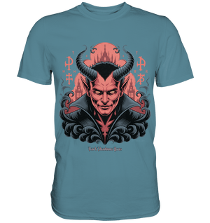 Infernal Sovereign – Dämonische Macht in Gothic - Rot - Premium Shirt | Unisex - Shirts | Dark Shadows Arts