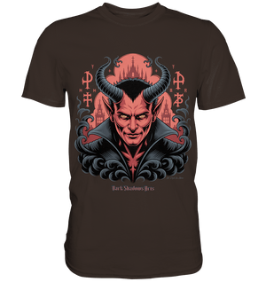 Infernal Sovereign – Dämonische Macht in Gothic - Rot - Premium Shirt | Unisex - Shirts | Dark Shadows Arts