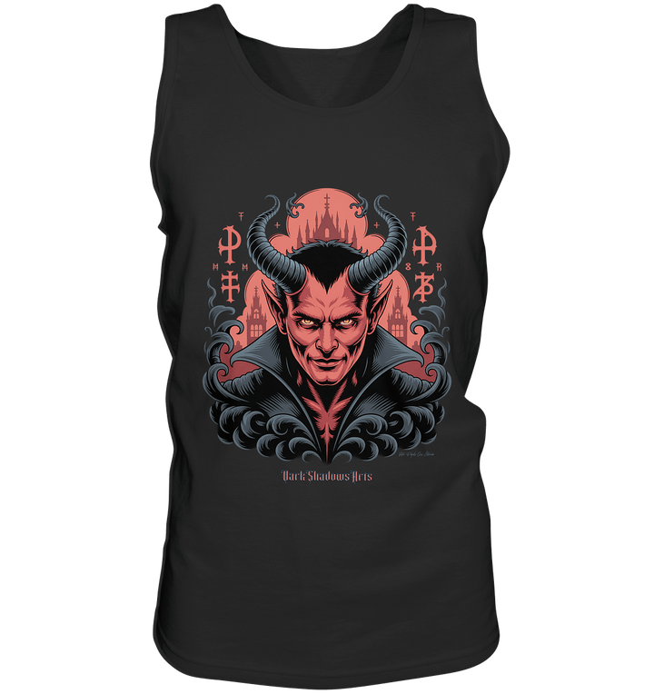 Infernal Sovereign – Dämonische Macht in Gothic - Rot - Relaxed Tank Top | Tank - Tops | Dark Shadows Arts