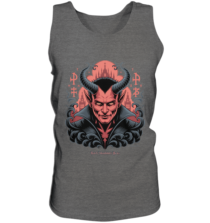 Infernal Sovereign – Dämonische Macht in Gothic - Rot - Relaxed Tank Top | Tank - Tops | Dark Shadows Arts
