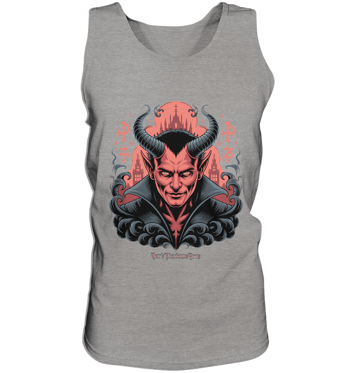 Infernal Sovereign – Dämonische Macht in Gothic - Rot - Relaxed Tank Top | Tank - Tops | Dark Shadows Arts