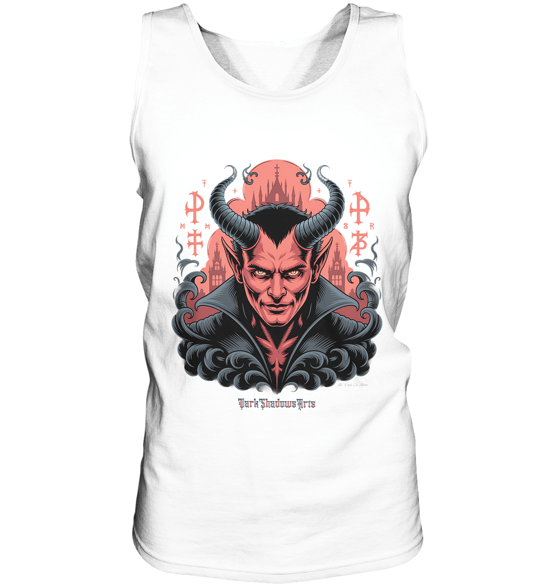 Infernal Sovereign – Dämonische Macht in Gothic - Rot - Relaxed Tank Top | Tank - Tops | Dark Shadows Arts