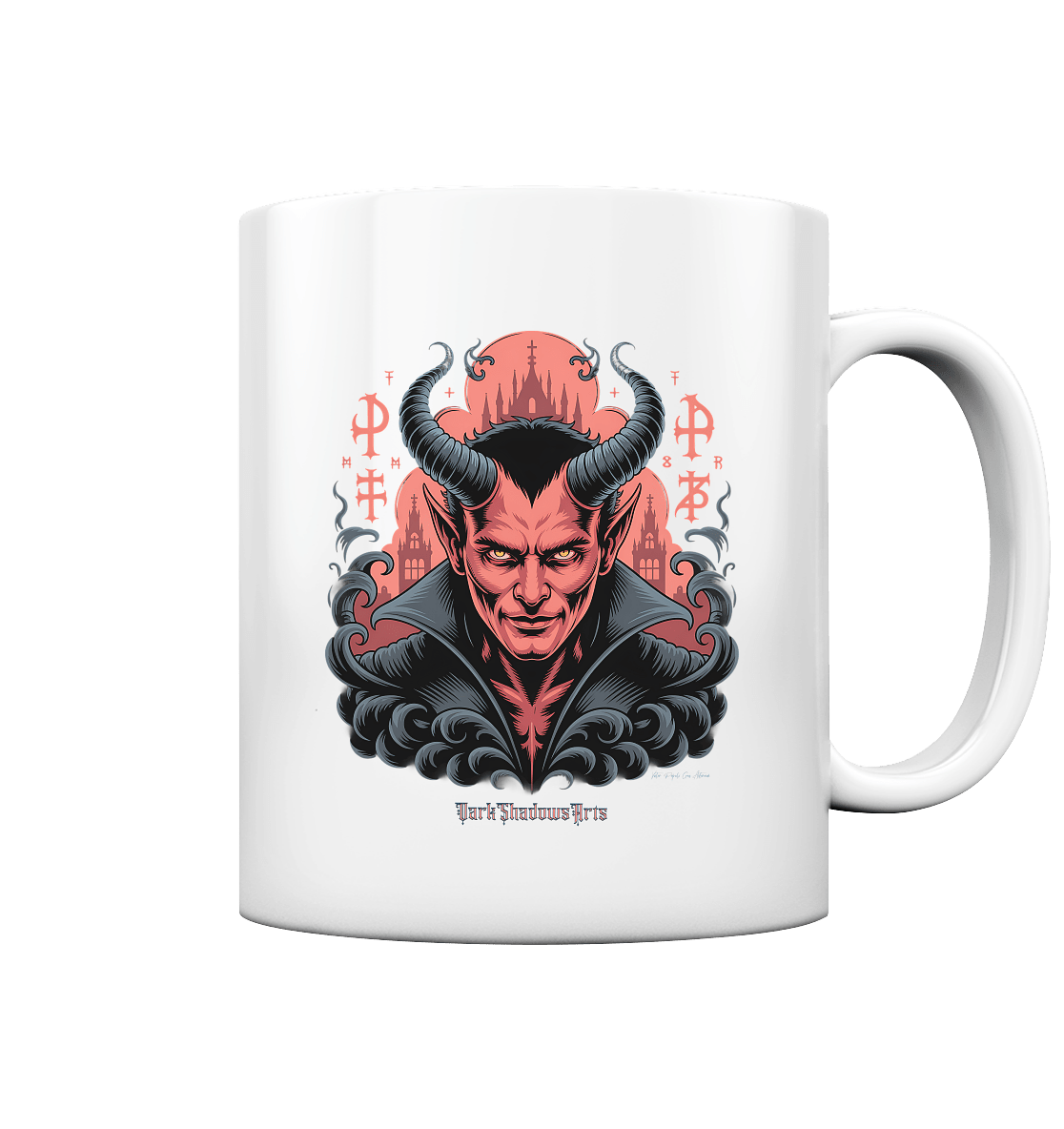 Infernal Sovereign – Dämonische Macht in Gothic - Rot - Tasse glossy | Trinkgefäße | Dark Shadows Arts