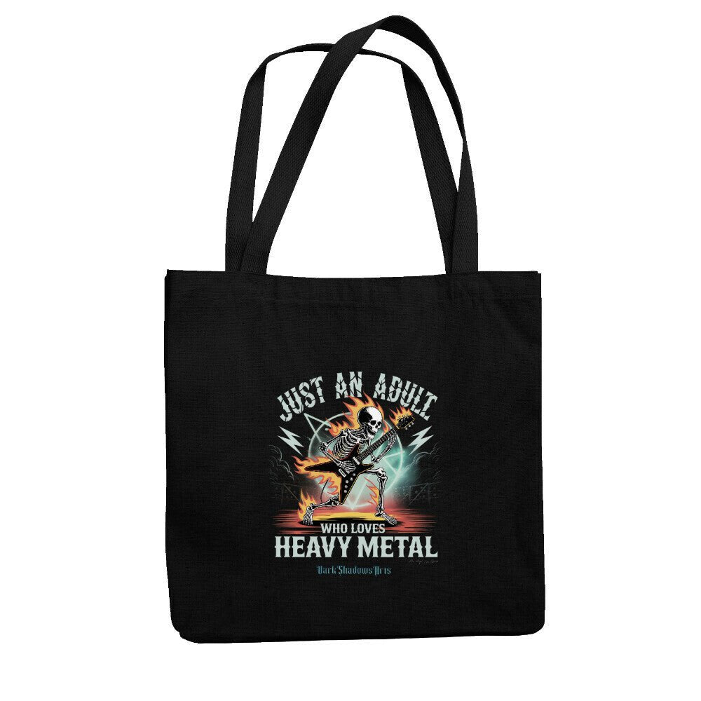 Just an Adult Who Loves Heavy Metal - Jutebeutel | Bag | Dark Shadows Arts