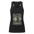 Just an Adult Who Loves Zombies - Classic Tanktop Women | T-Shirt | Dark Shadows Arts