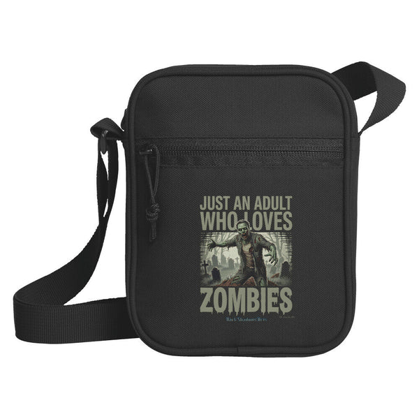 Just an Adult Who Loves Zombies - Umhängetasche | SportTShirt | Dark Shadows Arts