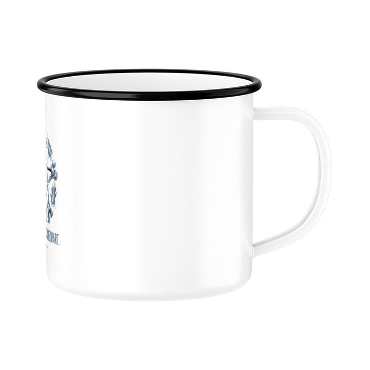 Kalt. Klar. Knochenhart. - Emaille Tasse | Mug | Dark Shadows Arts