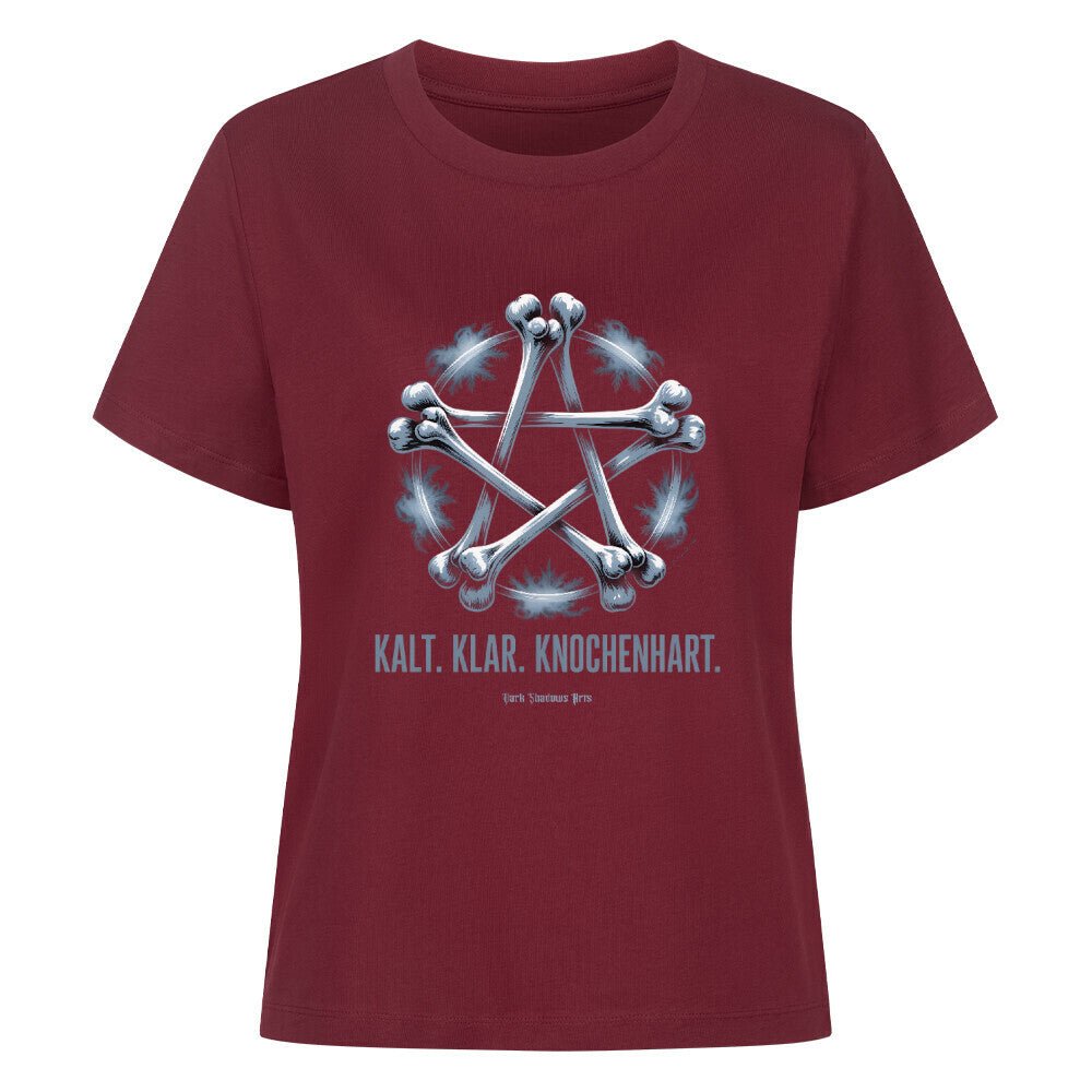 Kalt. Klar. Knochenhart. - Premium Organic Shirt Women | T-Shirt | Dark Shadows Arts