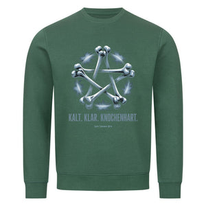 Kalt. Klar. Knochenhart. - Premium Organic Sweatshirt | Sweatshirt | Dark Shadows Arts