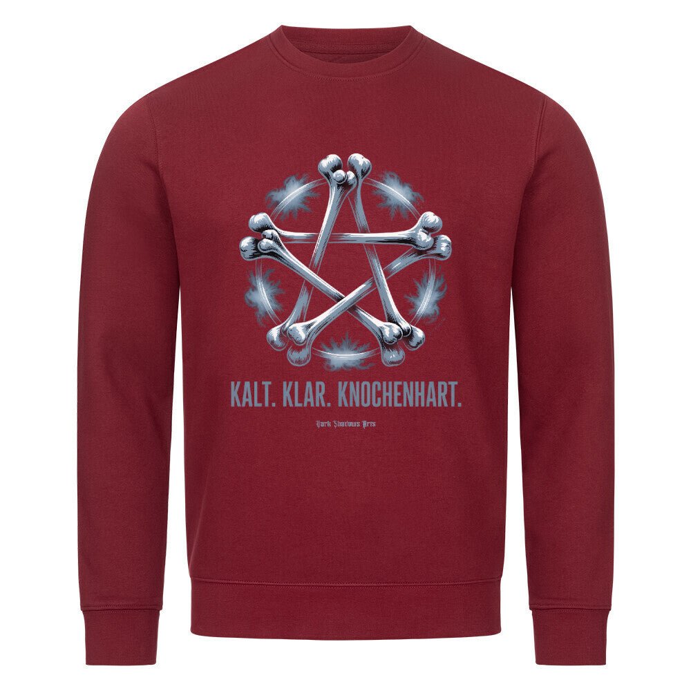 Kalt. Klar. Knochenhart. - Premium Organic Sweatshirt | Sweatshirt | Dark Shadows Arts