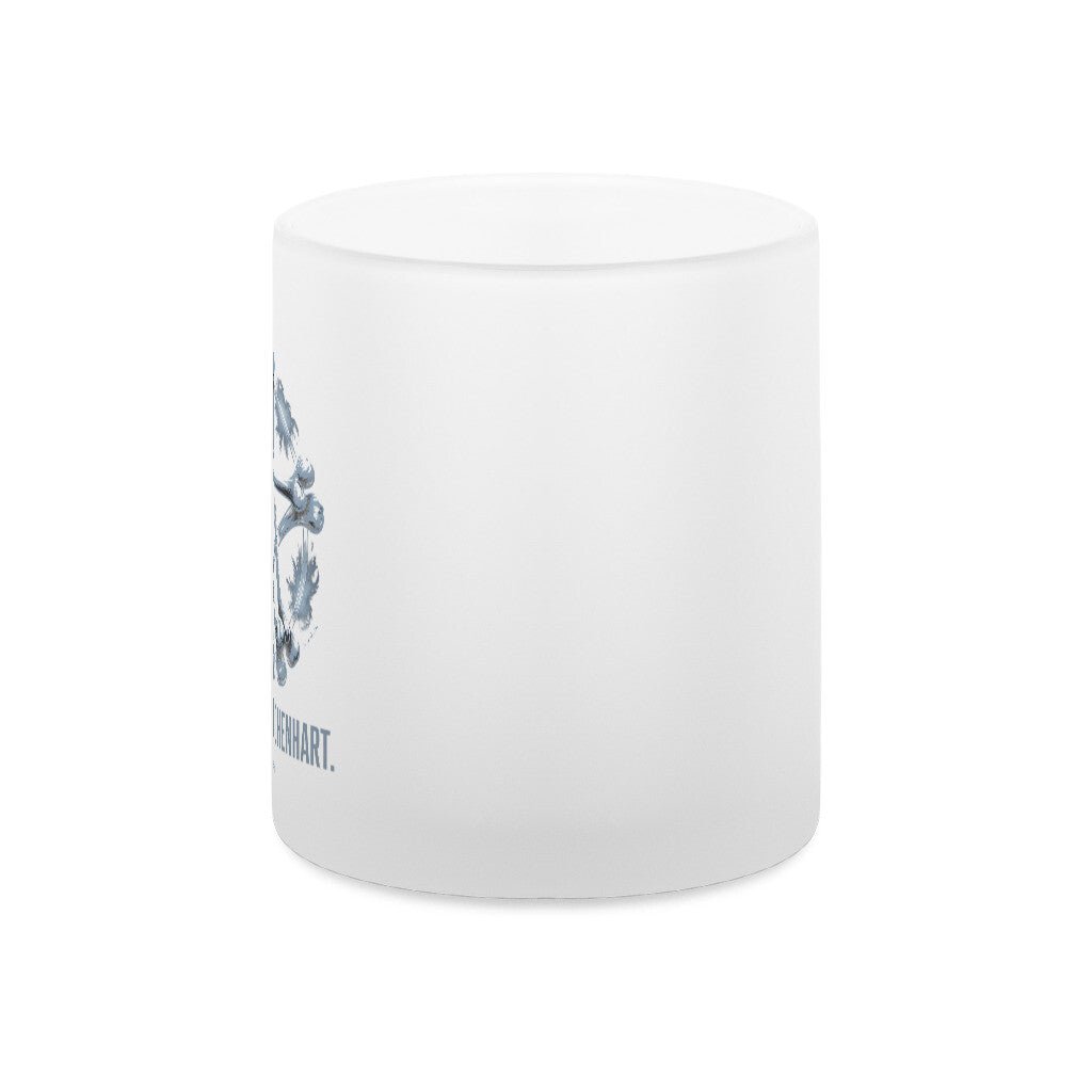 Kalt. Klar. Knochenhart. - Teelichthalter satiniert | Mug | Dark Shadows Arts