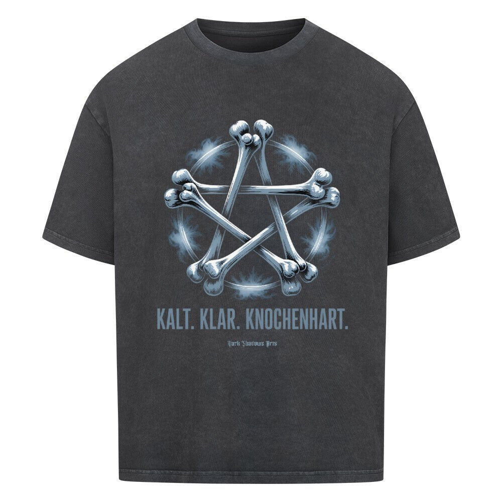 Kalt. Klar. Knochenhart. - VACANCY Oversized Shirt | T-Shirt | Dark Shadows Arts