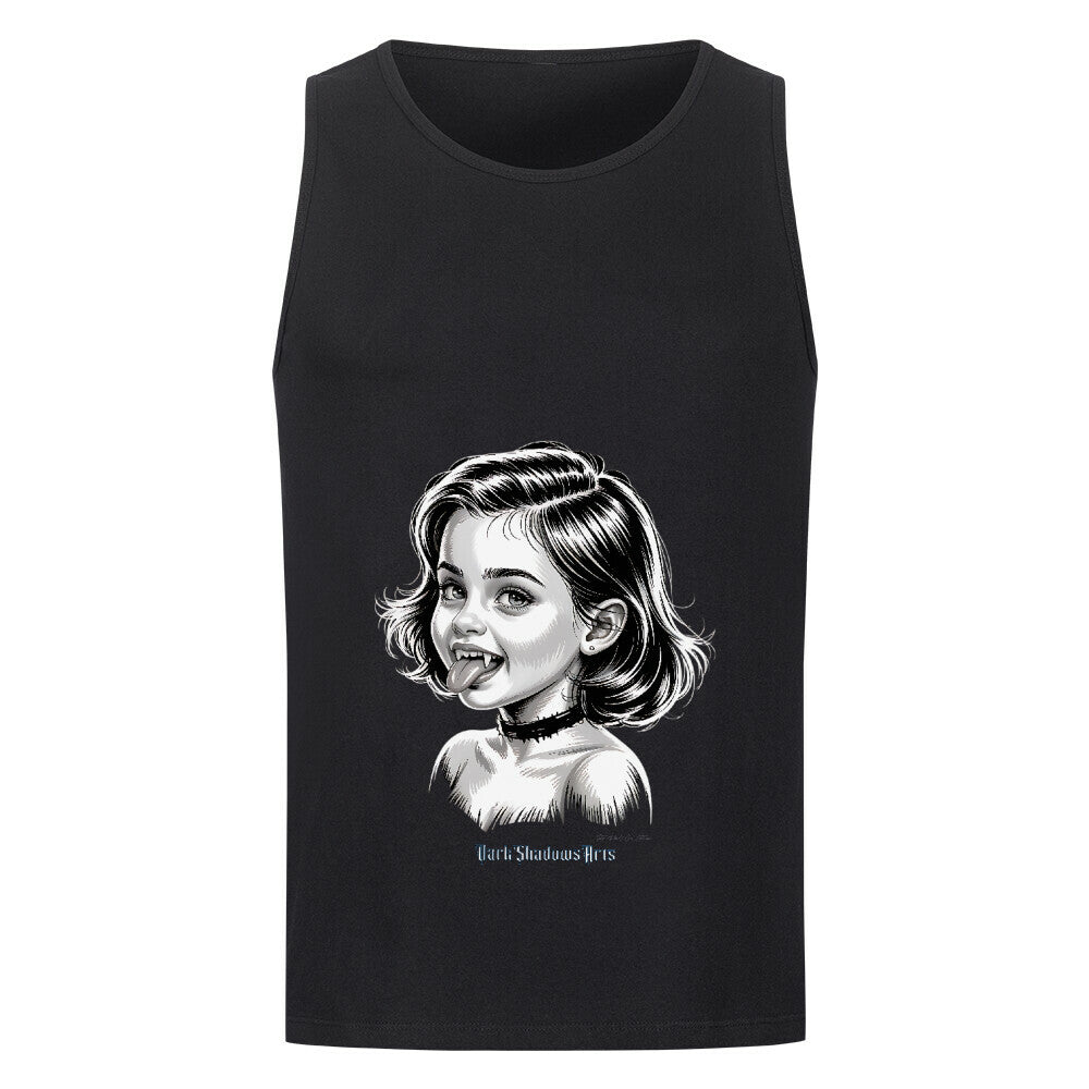 Kleine Vampirin mit Frechmut - Classic Tanktop | T-Shirt | Dark Shadows Arts