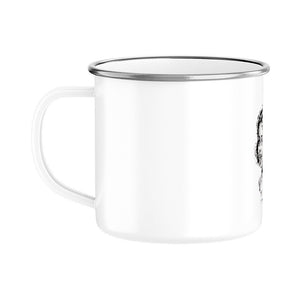 Kleine Vampirin mit Frechmut - Emaille Tasse | Mug | Dark Shadows Arts