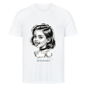 Kleine Vampirin mit Frechmut - HigherBlanks Premium T-Shirt | T-Shirt | Dark Shadows Arts