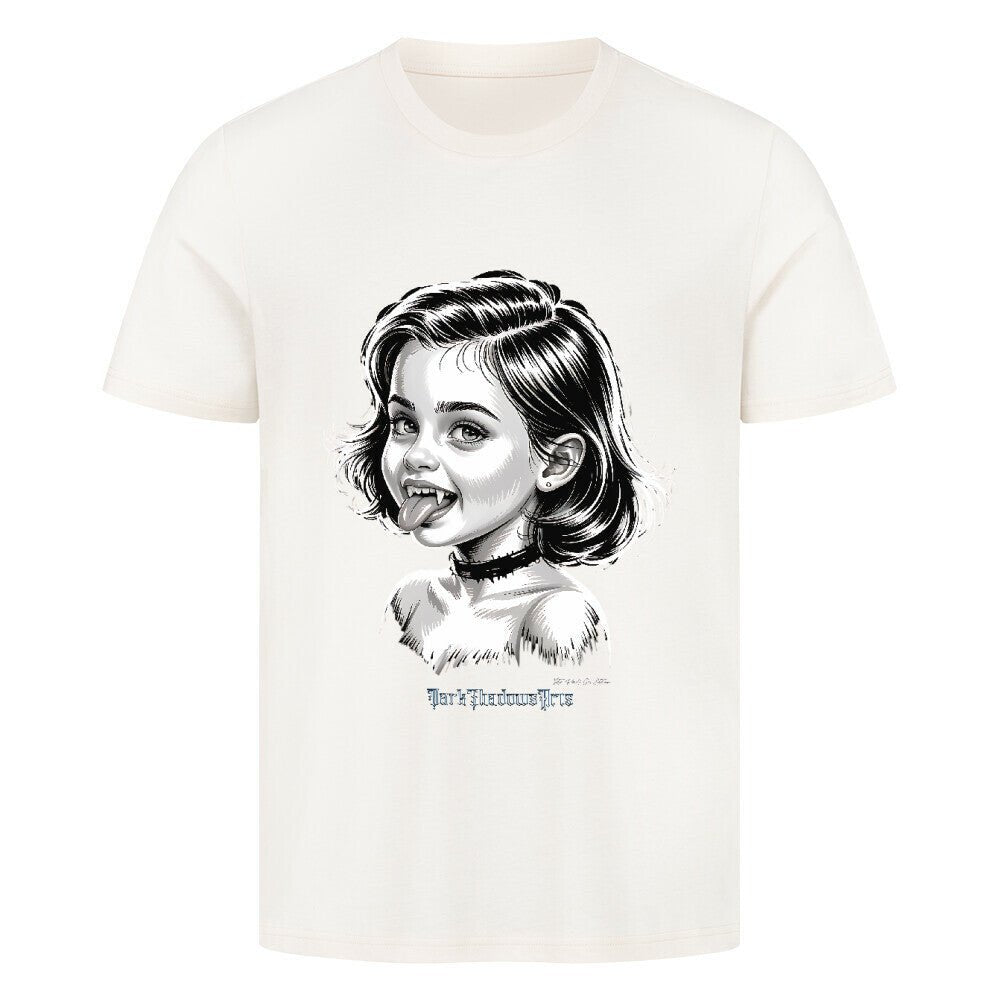 Kleine Vampirin mit Frechmut - HigherBlanks Premium T-Shirt | T-Shirt | Dark Shadows Arts