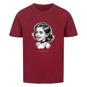 Kleine Vampirin mit Frechmut - Premium Organic Shirt Kids | T-Shirt | Dark Shadows Arts