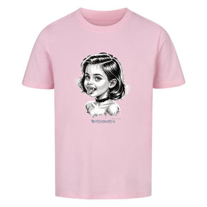 Kleine Vampirin mit Frechmut - Premium Organic Shirt Kids | T-Shirt | Dark Shadows Arts