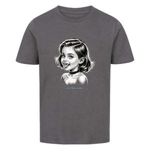 Kleine Vampirin mit Frechmut - Premium Organic Shirt Kids | T-Shirt | Dark Shadows Arts