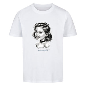 Kleine Vampirin mit Frechmut - Premium Organic Shirt Kids | T-Shirt | Dark Shadows Arts