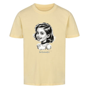 Kleine Vampirin mit Frechmut - Premium Organic Shirt Kids | T-Shirt | Dark Shadows Arts