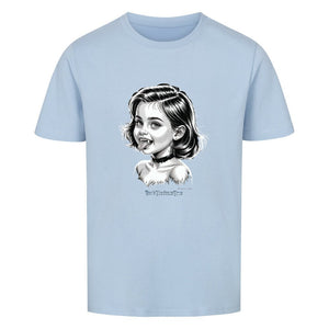 Kleine Vampirin mit Frechmut - Premium Organic Shirt Kids | T-Shirt | Dark Shadows Arts