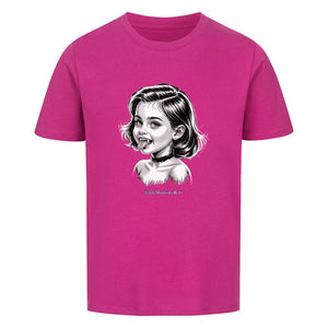 Kleine Vampirin mit Frechmut - Premium Organic Shirt Kids | T-Shirt | Dark Shadows Arts