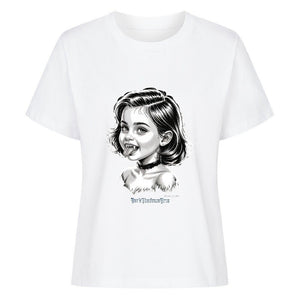 Kleine Vampirin mit Frechmut - Premium Organic Shirt Women | T-Shirt | Dark Shadows Arts