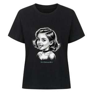 Kleine Vampirin mit Frechmut - Premium Organic Shirt Women | T-Shirt | Dark Shadows Arts