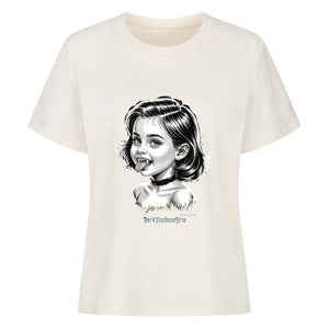 Kleine Vampirin mit Frechmut - Premium Organic Shirt Women | T-Shirt | Dark Shadows Arts