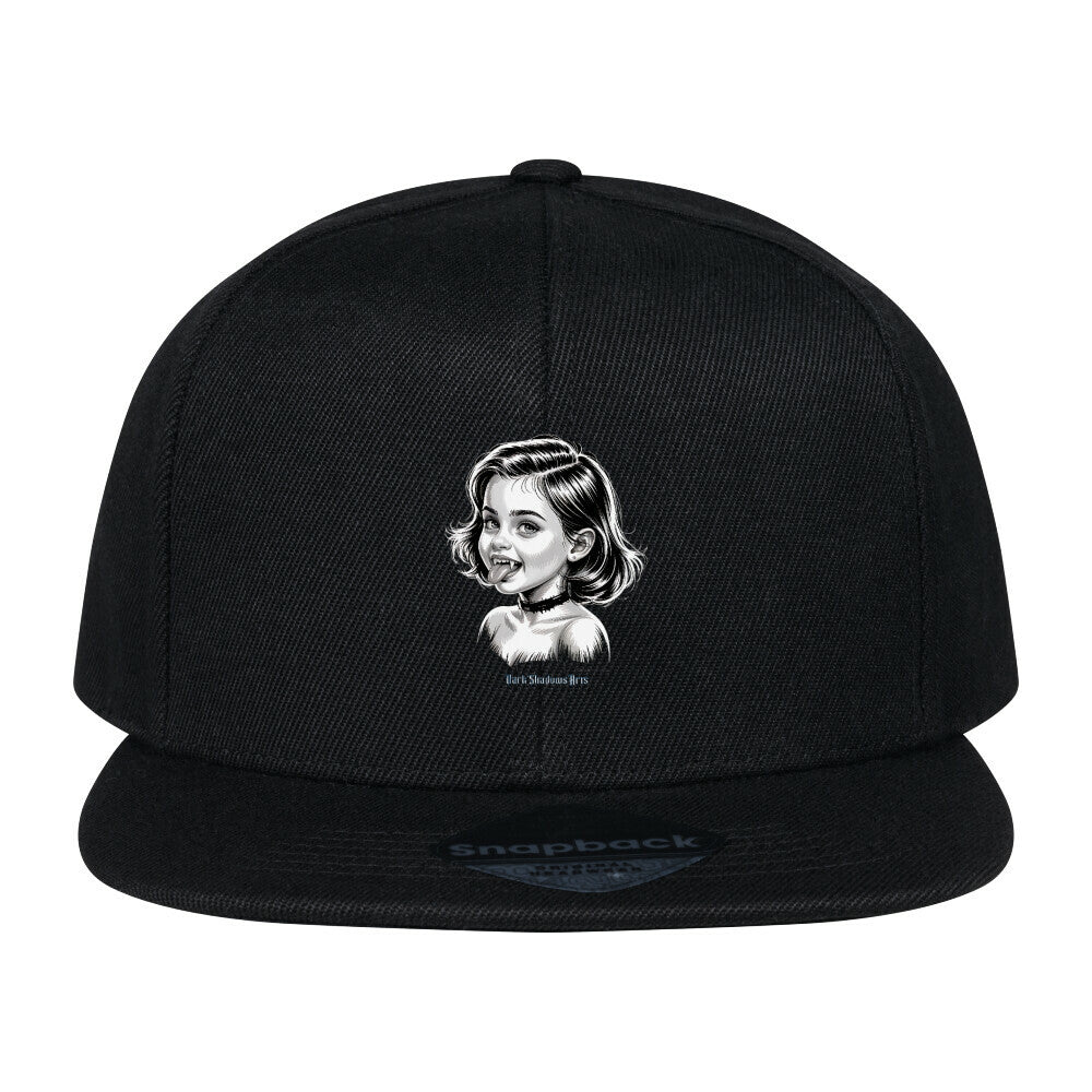 Kleine Vampirin mit Frechmut - Snapback Cap | Cap | Dark Shadows Arts